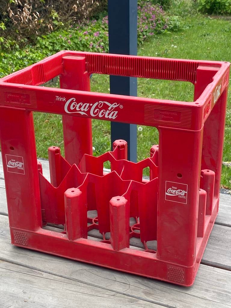 Vintage Coca-Cola Krat - Rood plastic flessenrek, Ophalen, Gebruikt, Minder dan 35 cm, Minder dan 50 cm