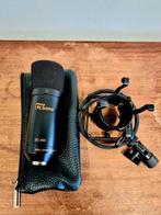 9990 :  The T.bone SC 400 Studio Mic + Shock Mount & Case, Ophalen of Verzenden, Gebruikt, Studiomicrofoon