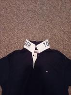 Donkerblauwe Tommy Hilfiger polo xl 2way collar, Tommy Hilfiger, Maat 56/58 (XL), Ophalen of Verzenden, Zo goed als nieuw