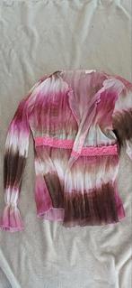 Mooi gekleurd iets doorzichtig blouse vestje, maat S/M, Overige kleuren, Ophalen of Verzenden, Zo goed als nieuw, Maat 36 (S)