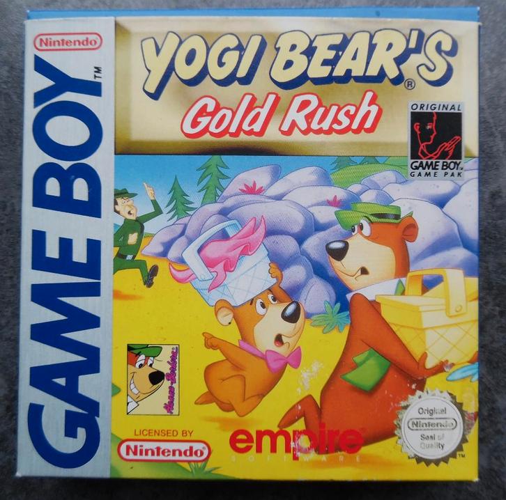 YOGI BEARS GOLD RUSH NINTENDO GAME BOY, Spelcomputers en Games, Games | Nintendo Game Boy, Zo goed als nieuw, Avontuur en Actie