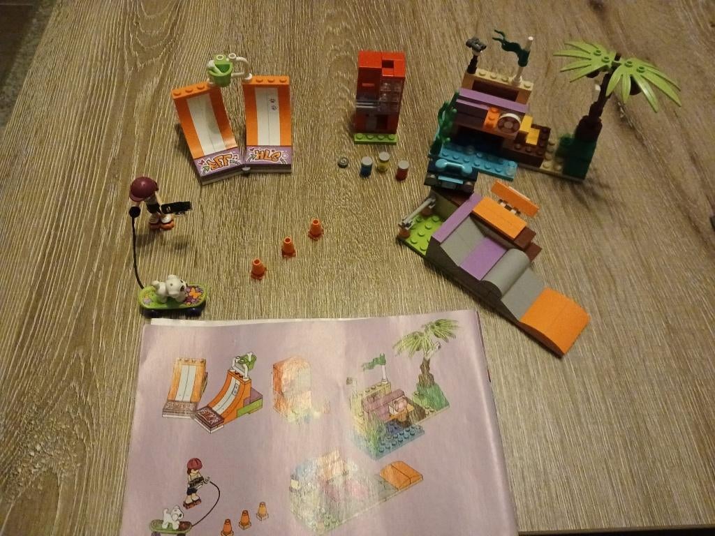 Lego Friends 41099 Heartlake skate park, Ophalen of Verzenden, Zo goed als nieuw, Complete set, Lego