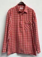 Levi’s Vintage Flanellen Overhemd Rood Henley Stijl Maat L, Kleding | Heren, Ophalen of Verzenden, Zo goed als nieuw, Rood, Halswijdte 41/42 (L)