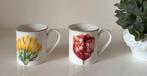 2 Villeroy & Boch Flora bekers, Gebruikt, Ophalen of Verzenden, Overige stijlen, Kop(pen) en/of Schotel(s)