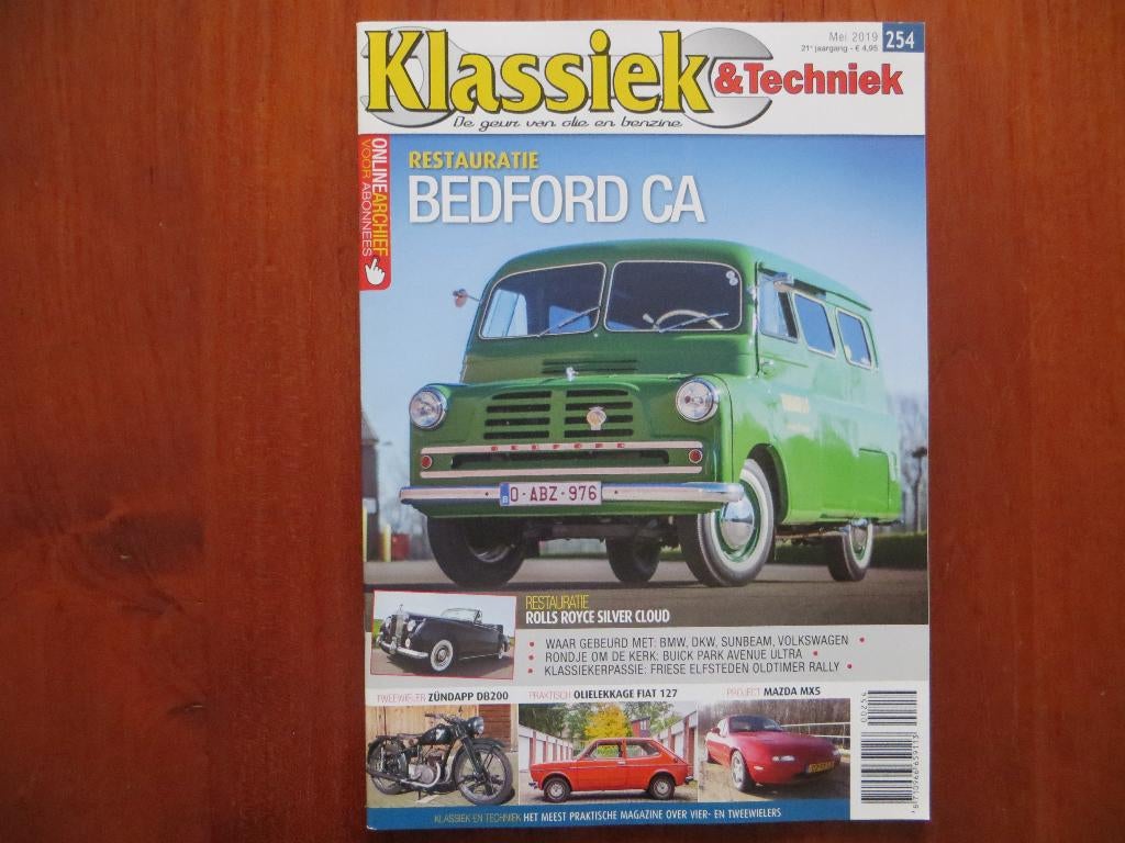 Klassiek & Techniek 254 Bedford CA, Zündapp DB200 1948, Ophalen of Verzenden, Nieuw, Mazda