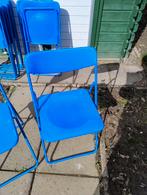 9 x Ikea Ted Niels Gammelgard klapstoelen blauw, Ophalen