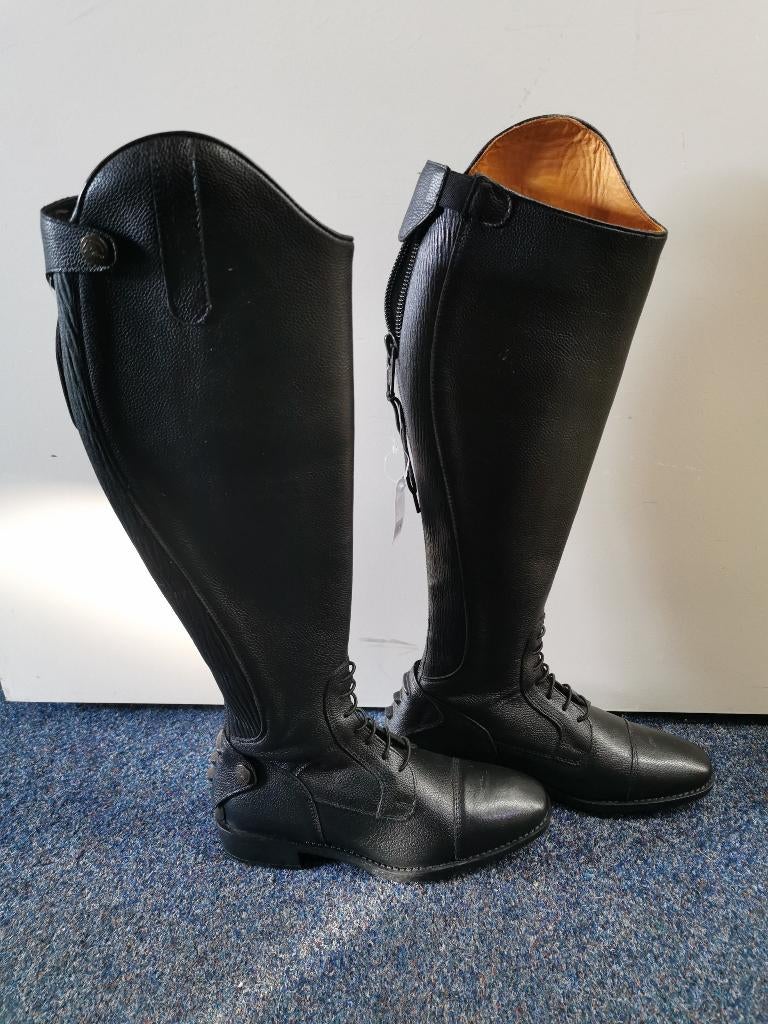 Hkm Latinium style paardrijlaarzen maat 37 XL zwart, Eu, Ophalen of Verzenden, Eu, Hkm