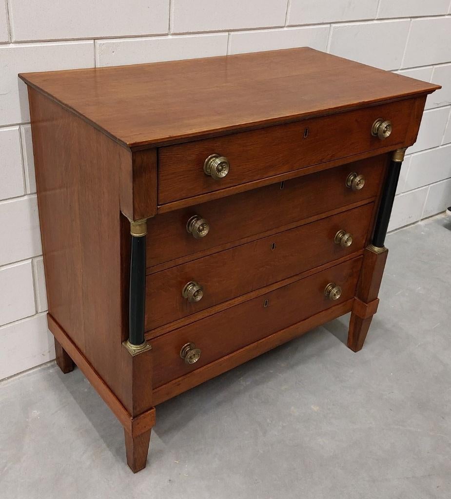 Antiek Empire Hollands ladekastje., Antiek en Kunst, Ophalen