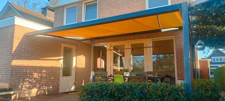 BRUSTOR KNIKARMSCHERM, Tuin en Terras, Overkappingen, Zo goed als nieuw, Veranda, Ophalen of Verzenden