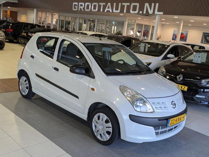 Nissan Pixo 1.0 Visia 1e Eigenaar, Stuurbekrachtiging, Auto's, Nissan, Bedrijf, Te koop, Pixo, ABS, Airbags, Centrale vergrendeling