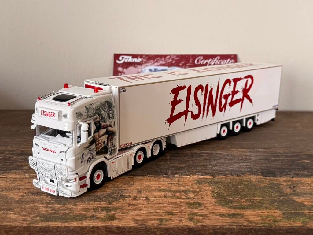 Tekno - Scania next gen Eisinger, Ophalen of Verzenden, Zo goed als nieuw, Bus of Vrachtwagen, Tekno