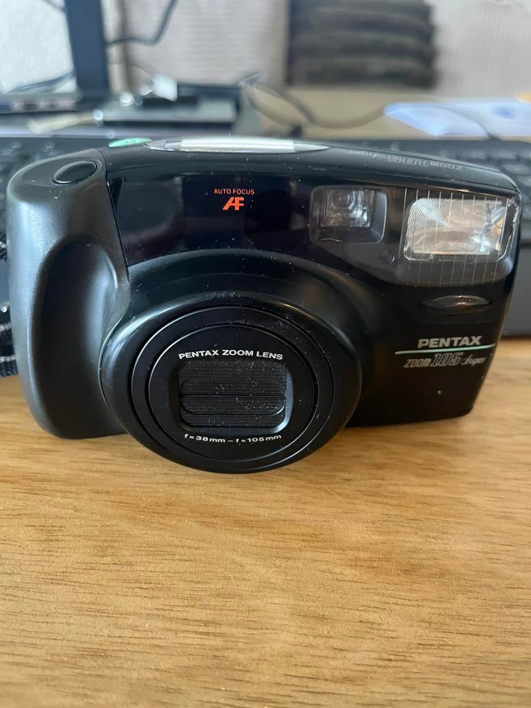 Vintage Pentax Zoom 105 Super - Analoge 35mm Camera, Audio, Tv en Foto, Fotocamera's Analoog, Ophalen of Verzenden, Zo goed als nieuw