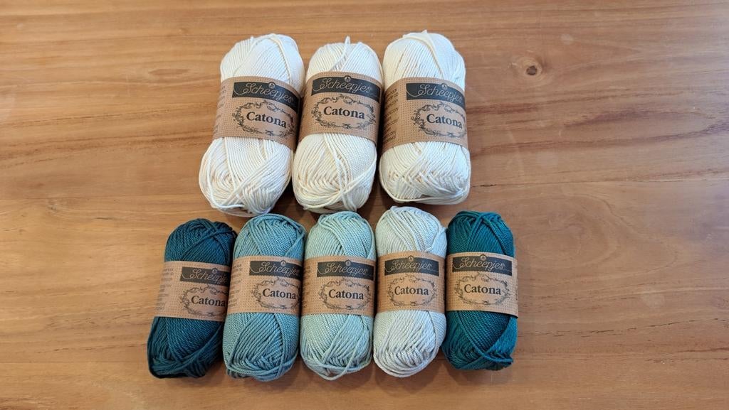 Compleet Scheepjes Catona haakpakket met beschrijving, Niet van toepassing, algemeen garenpakket, Niet van toepassing, algemeen garenpakket