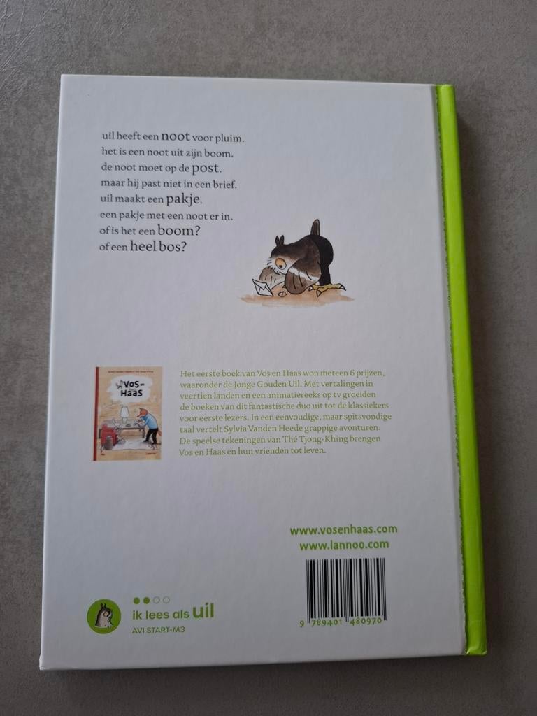 Boek Vos en Haas de boom van de uil, Ophalen of Verzenden