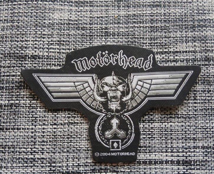 Motorhead vintage 2004  Hammered/ Wings shaped patch 70, Verzamelen, Muziek, Artiesten en Beroemdheden, Nieuw, Kleding, Verzenden