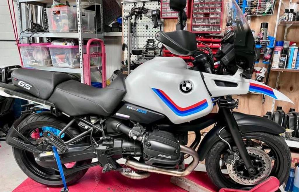 Unieke BMW R1100 GS met S blok, 2 cilinders, Sportuitlaat, Motorrijbewijs A, Particulier