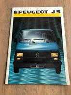 Folder Peugeot J5 1986, Ophalen of Verzenden, Zo goed als nieuw, Peugeot