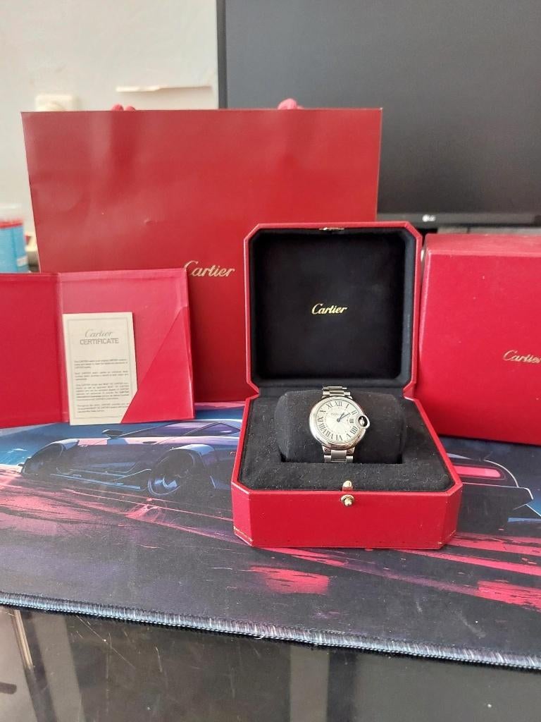 Cartier dameshorloge (unisex), Overige merken, Staal, Staal, Ophalen of Verzenden