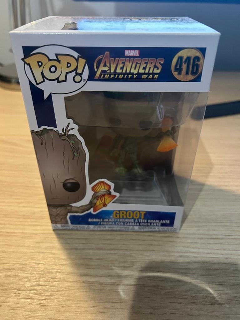 Funko Pop #416 Marvel Avengers Groot, Ophalen of Verzenden, Zo goed als nieuw