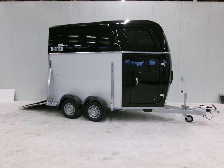 Nieuwe Atec 1,5 Paards trailer. Thensa 1600. Incl zadelkamer, Dieren en Toebehoren, Paarden en Pony's | Trailers en Aanhangwagens
