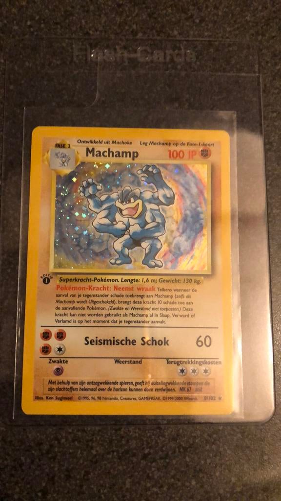 Machamp, Hobby en Vrije tijd, Verzamelkaartspellen | Pokémon, Ophalen of Verzenden, Zo goed als nieuw