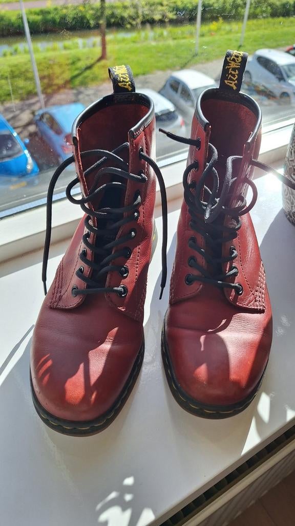 Dr. Martens Newton laarzen maat 38 - goede staat, Lage of Enkellaarzen, Ophalen of Verzenden, Dr. Martens, Gedragen