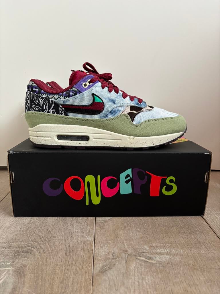 Nike Air Max 1 Concepts Mellow 45 (deadstock), Kleding | Heren, Schoenen, Overige kleuren, Nieuw, Ophalen of Verzenden, Sneakers of Gympen
