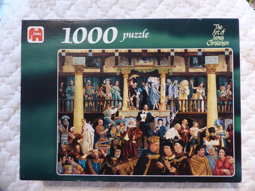 Aparte legpuzzel Christensen. 1000 stukjes, Ophalen of Verzenden, 500 t/m 1500 stukjes, Zo goed als nieuw