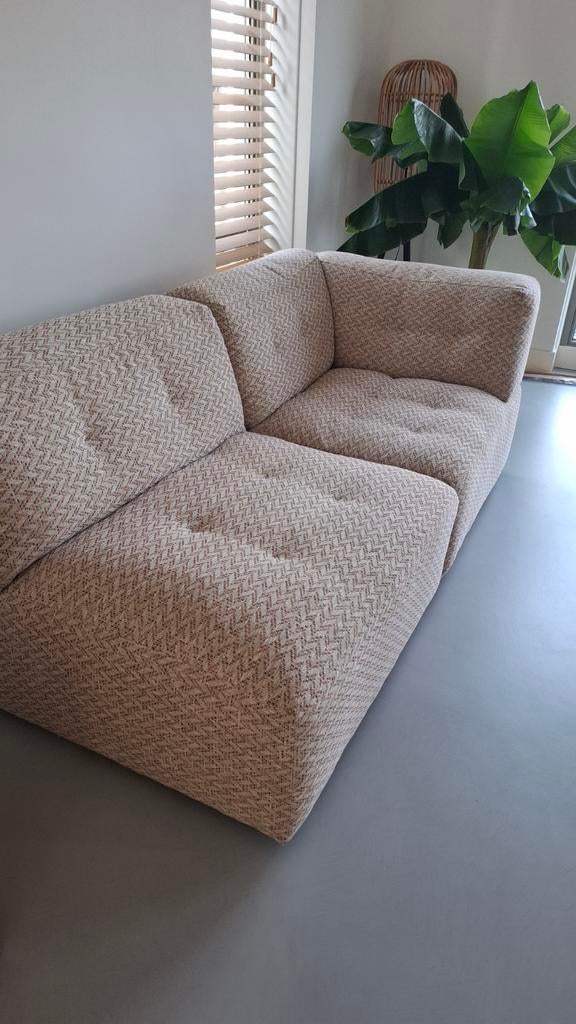 Zo goed als nieuwe bank van de Troubadour, 2 elementen, Ophalen of Verzenden, Zo goed als nieuw, Stof