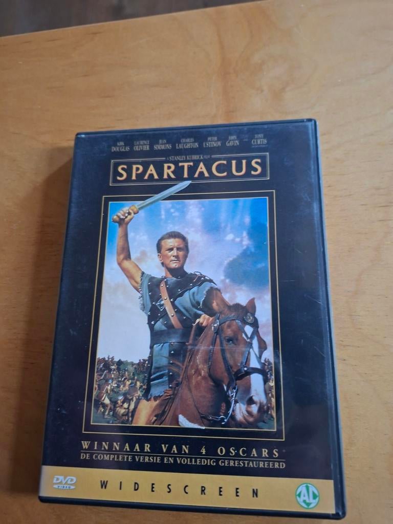 Spartacus DVD - Klassieke historische film, Vanaf 12 jaar, Ophalen of Verzenden, Gebruikt, Historisch of Kostuumdrama
