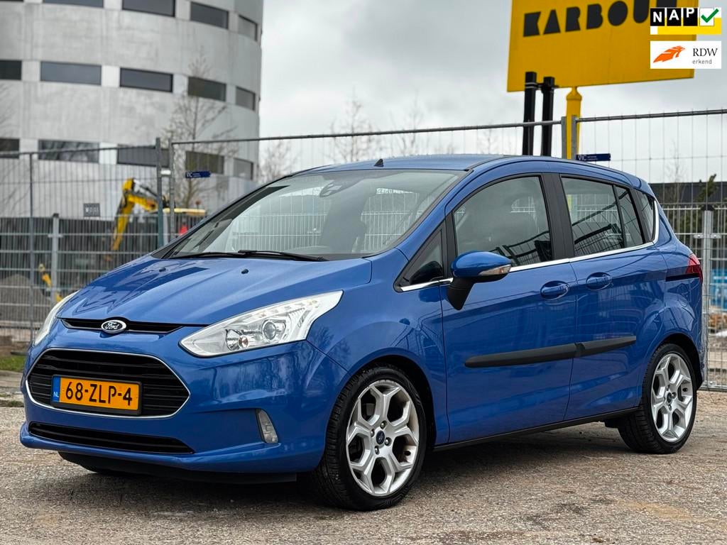 Ford B-Max 1.0 EcoBoost Titanium|UITMUNTEND STAAT|INSTAPKLAA, Auto's, Ford, Euro 5, 101 pk, Gebruikt, 750 kg