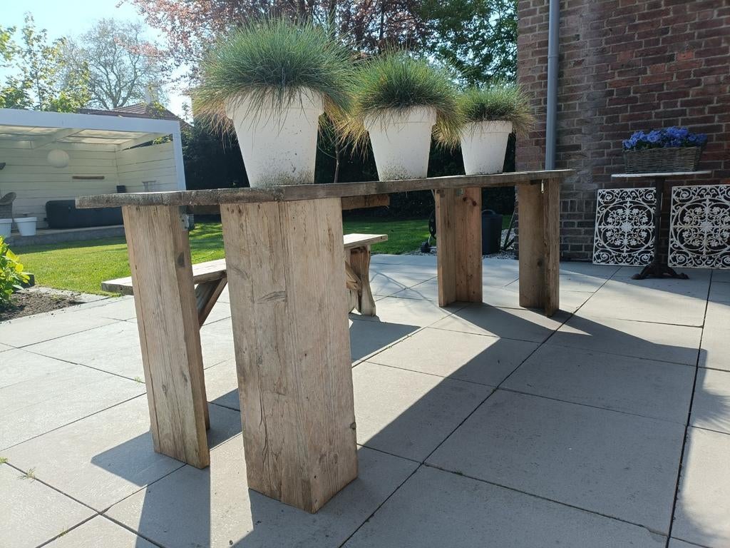 Stijger houten tuin tafel, Ophalen of Verzenden