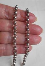 Zilveren jasseron schakel ketting nr.975, Sieraden, Tassen en Uiterlijk, Verzenden, Zo goed als nieuw, Zilver, Zilver