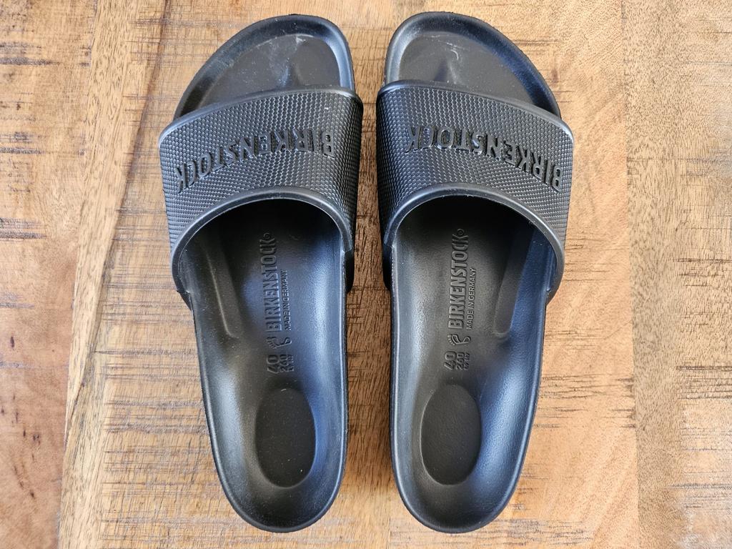 Birkenstock Barbados EVA slippers zwart maat 40, Kleding | Dames, Schoenen, Ophalen of Verzenden, Nieuw, Zwart, Slippers