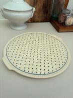 Vintage taartschaal stippen, Gebruikt, Ophalen of Verzenden, Schaal of Schalen, Overige stijlen