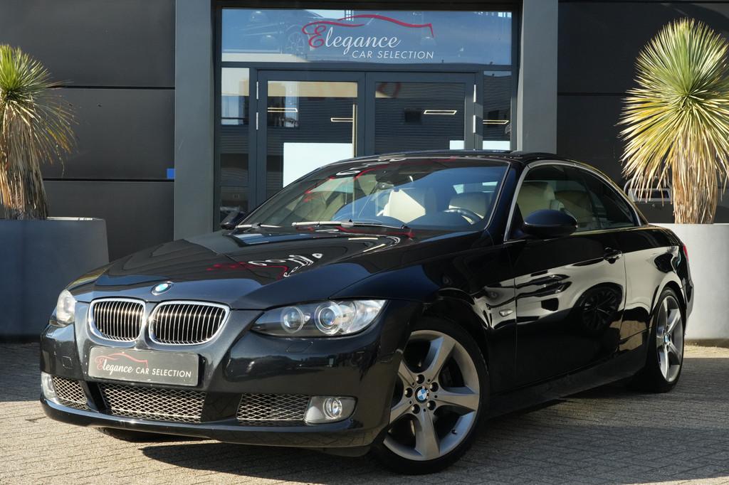 BMW 3 Serie Cabrio 335i High Executive 306pk Navigatie/Stoel, Auto's, BMW, Automaat, Lichtsensor, Achterwielaandrijving, Gebruikt