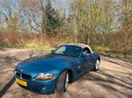 BMW Z4 2.5 I Roadster 2003 Blauw, Auto's, Achterwielaandrijving, Beige, Cabriolet, Blauw