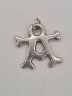 Zilveren Hanger Letter A - Scandinavisch Design JUHLS, Gebruikt, Overige voorstellingen, Verzenden, Zilver