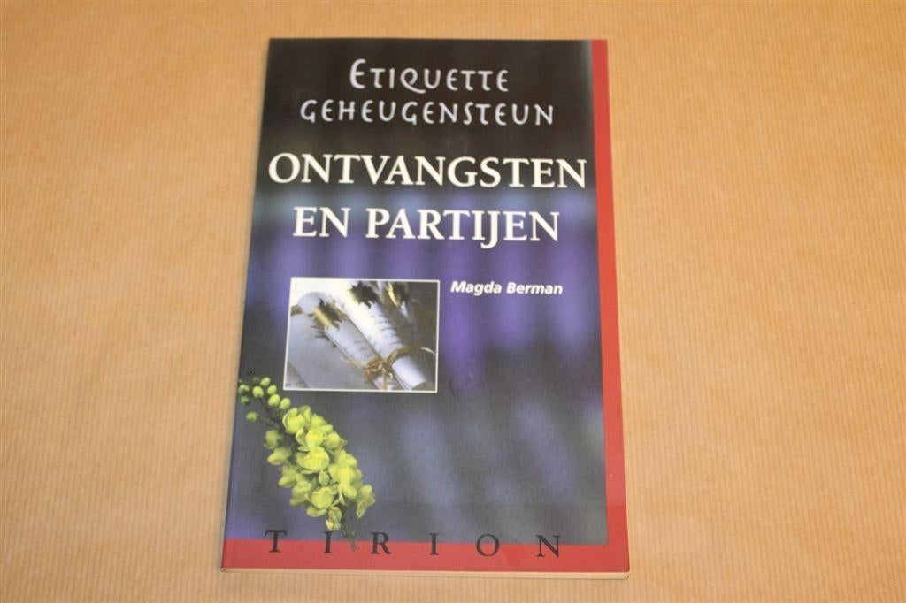 Etiquette geheugensteun - Ontvangsten en partijen, Boeken, Ophalen of Verzenden, Zo goed als nieuw