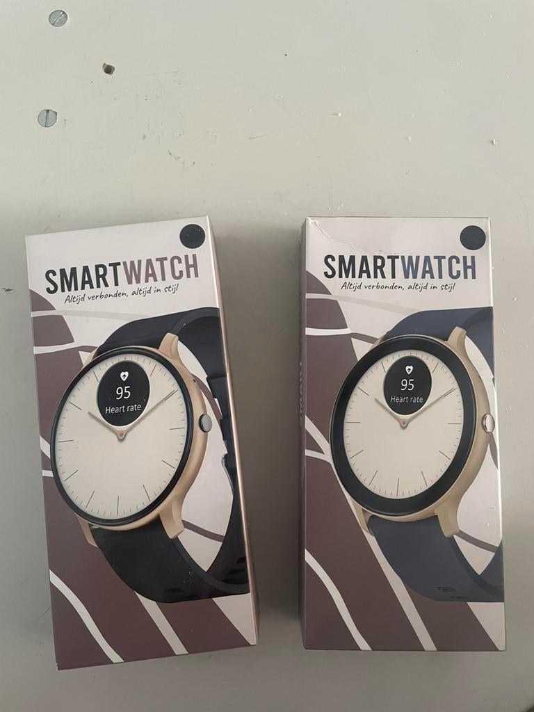 2x smartwatch - nieuw in doos, Ophalen, Nieuw, Blauw, Android