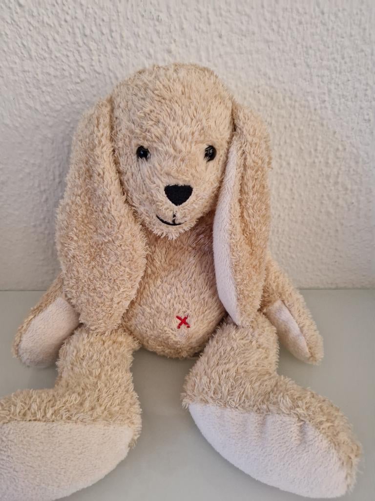 Hema knuffel haas 35cm liggend gemeten, Hema, Overige typen, Ophalen of Verzenden, Zo goed als nieuw