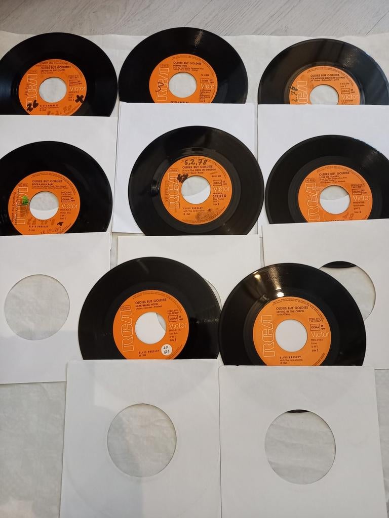 Elvis Presley 45 toeren singles, Ophalen of Verzenden