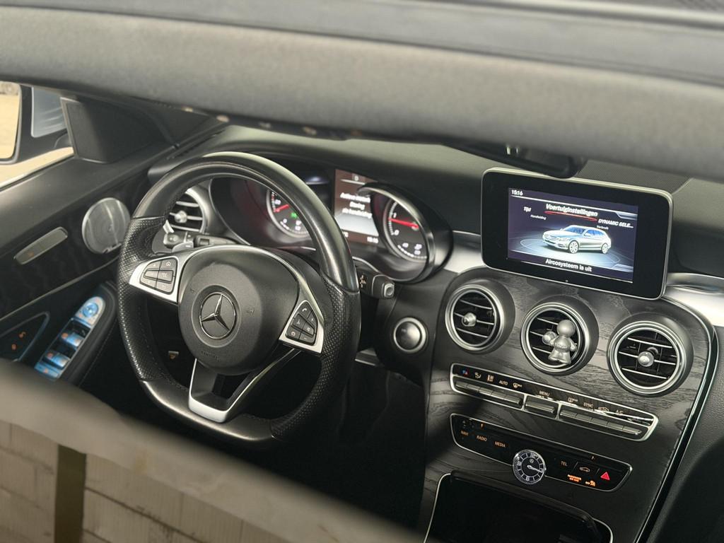 Mercedes-Benz C-klasse Estate 220 CDI Premium Plus AMG / Pan, Auto's, Achterwielaandrijving, Euro 6, 4 cilinders, Leder
