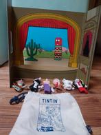 Kuifje Tintin vingerpopjes theater met doos, Verzamelen, Stripfiguren, Ophalen of Verzenden, Kuifje, Zo goed als nieuw, Boek of Spel