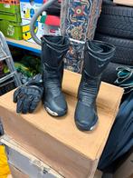 Leren Motorlaarzen en handschoenen zgan, Motoren, Kleding | Motorkleding, Ophalen of Verzenden, Nieuw zonder kaartje, Heren, Handschoenen