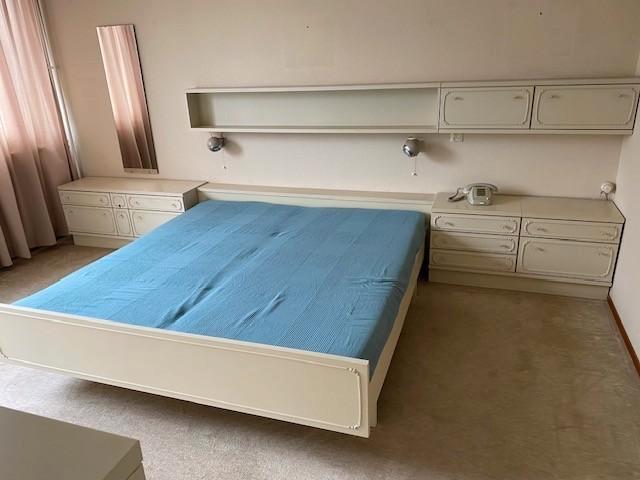 vintage slaapkamerset compleet - bed, kasten en nachtkastjes, Huis en Inrichting, Slaapkamer | Bedden, Gebruikt, Tweepersoons