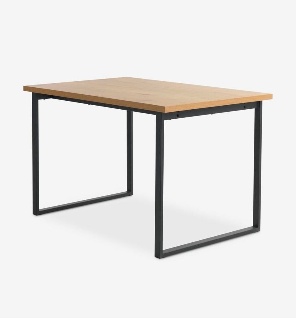 Moderne eettafel, Huis en Inrichting, Gebruikt, 100 tot 150 cm, Modern, Industrieel, 50 tot 100 cm