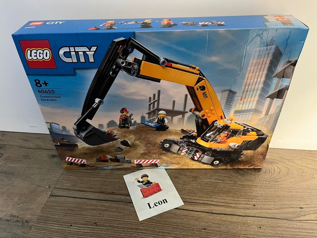 Lego City 60420 Gele graafmachine -Nieuw in beschadigde doos, Ophalen of Verzenden, Nieuw, Complete set, Lego