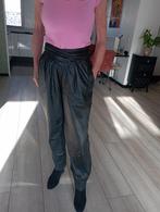 Unieke leren damesbroek, handgemaakt in Marokko, Zwart, Ophalen of Verzenden, Zo goed als nieuw, Handgemaakt