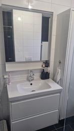 IKEA wastafelkast met verlichte spiegel, Ophalen, 50 tot 100 cm, Zo goed als nieuw, Minder dan 100 cm